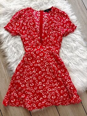 Lulus floral mini dress